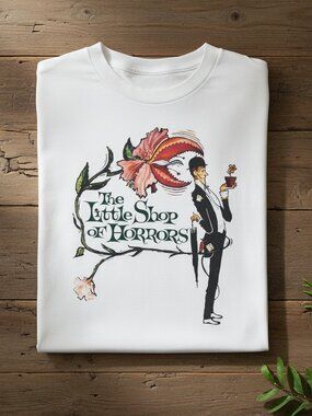 Little Shop Of Horrors Retro Vintage Musical Theater Graphic Tee